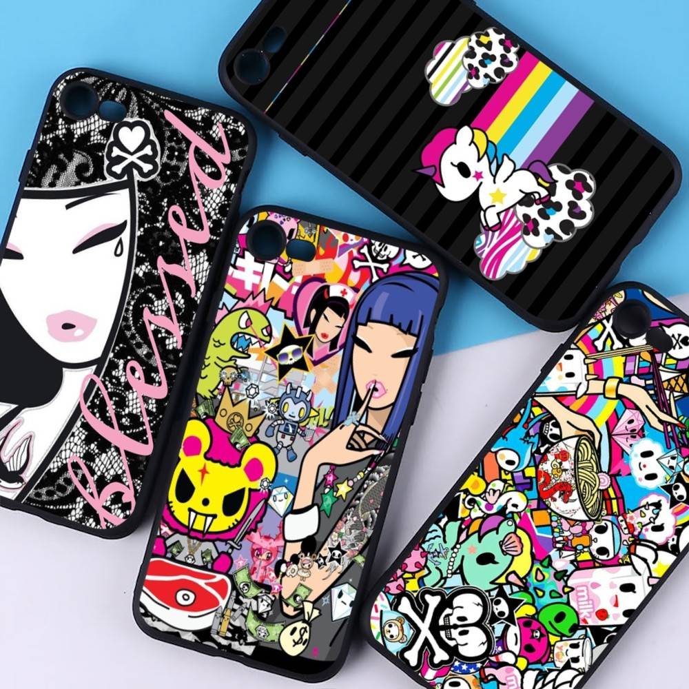 Japan Tokidoki For IPhone 17 16 15 14 13 12 11 Pro Max 13 17Air Shockproof Soft Phone Cases Coque