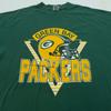 Vintage 80s GREEN BAY PACKERS T-Shirt XL Football NFL Trench Soft Thin