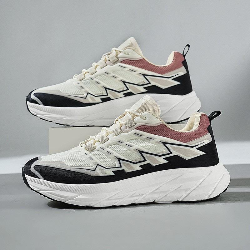 2024 New Spring and Autumn Men's Shoes Casual Versatile Foreign Trade Men's Shoes Internet Celebrity Heightening Air Cushion Running Shoes