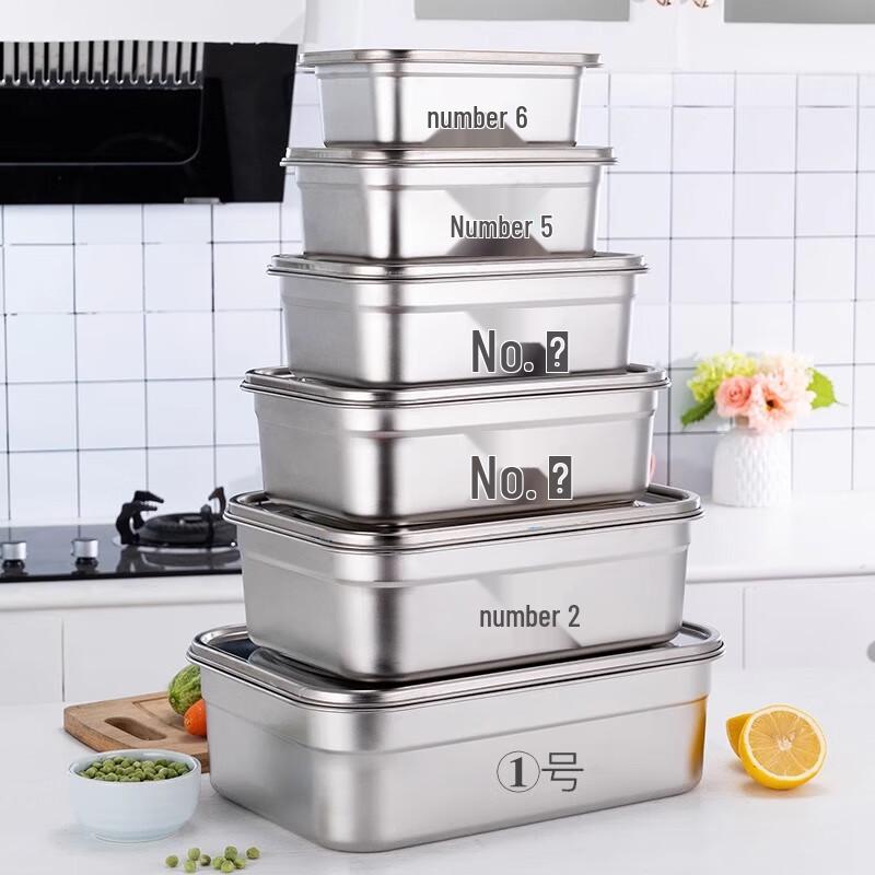 Extra Nagy Rozsdamentes Acél Élelmiszertároló