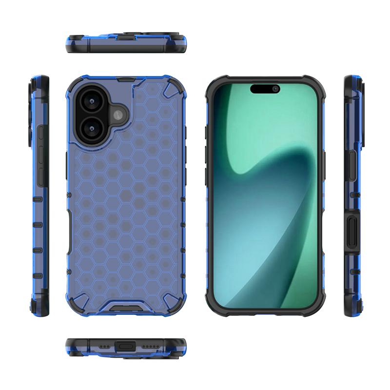 For iPhone 17 Case iPhone 17 Cover Honeycomb Style Bumper Shield Protective Back Phone Cases For iPhone 17 Air Pro Max Funda