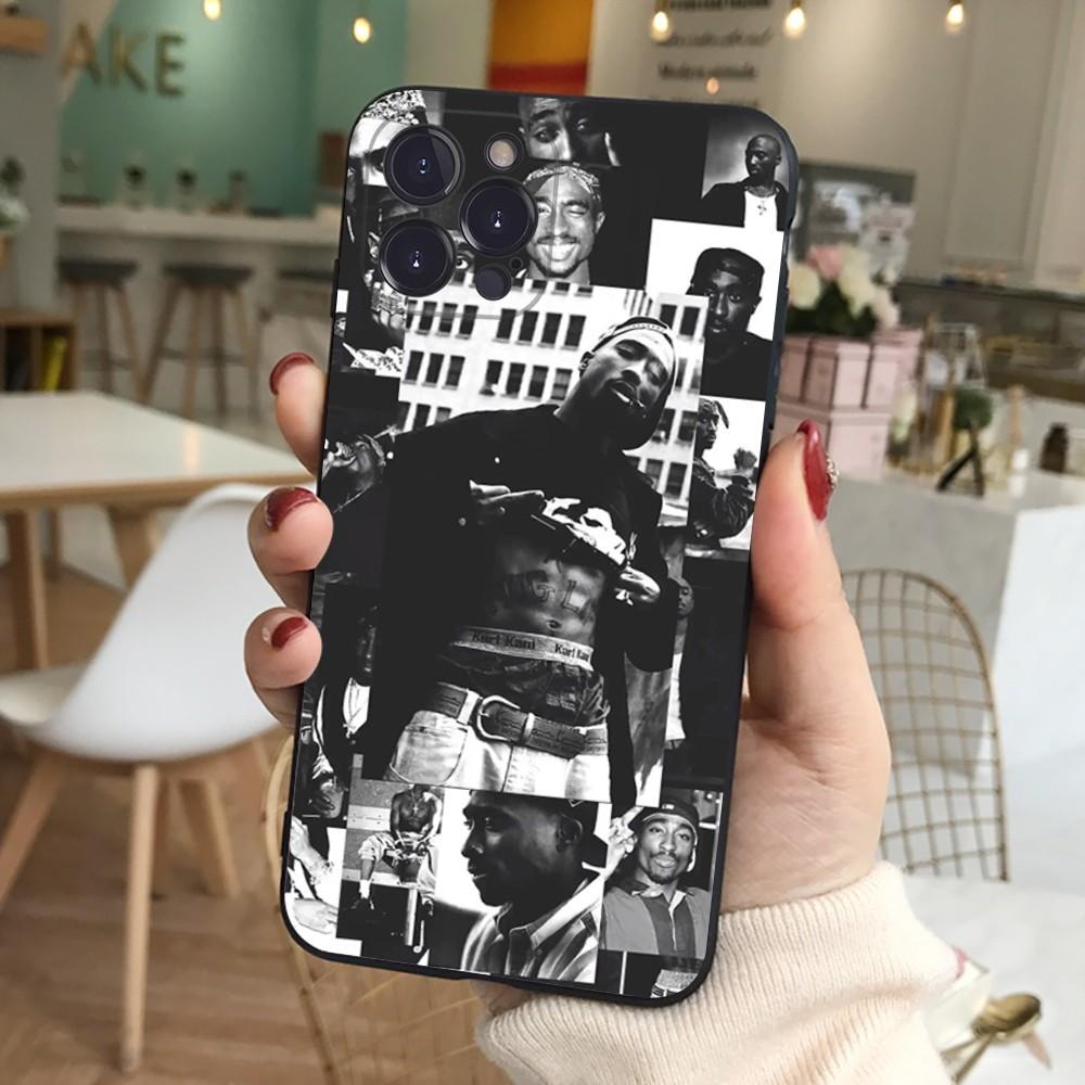 2pac Singer Phone Case For iPhone 15 14 11 12 13 Mini Pro XS Max Cover 6 7 8 Plus X XR SE 2020 Funda Shell