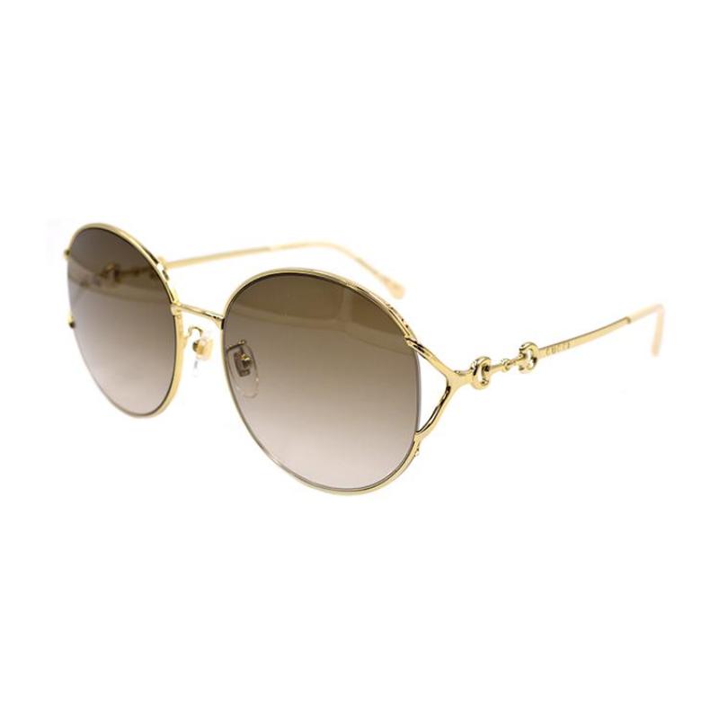 GUCCI Herringbone Series Classic Horsebit-Style Holiday Travel Sunglasses Women's