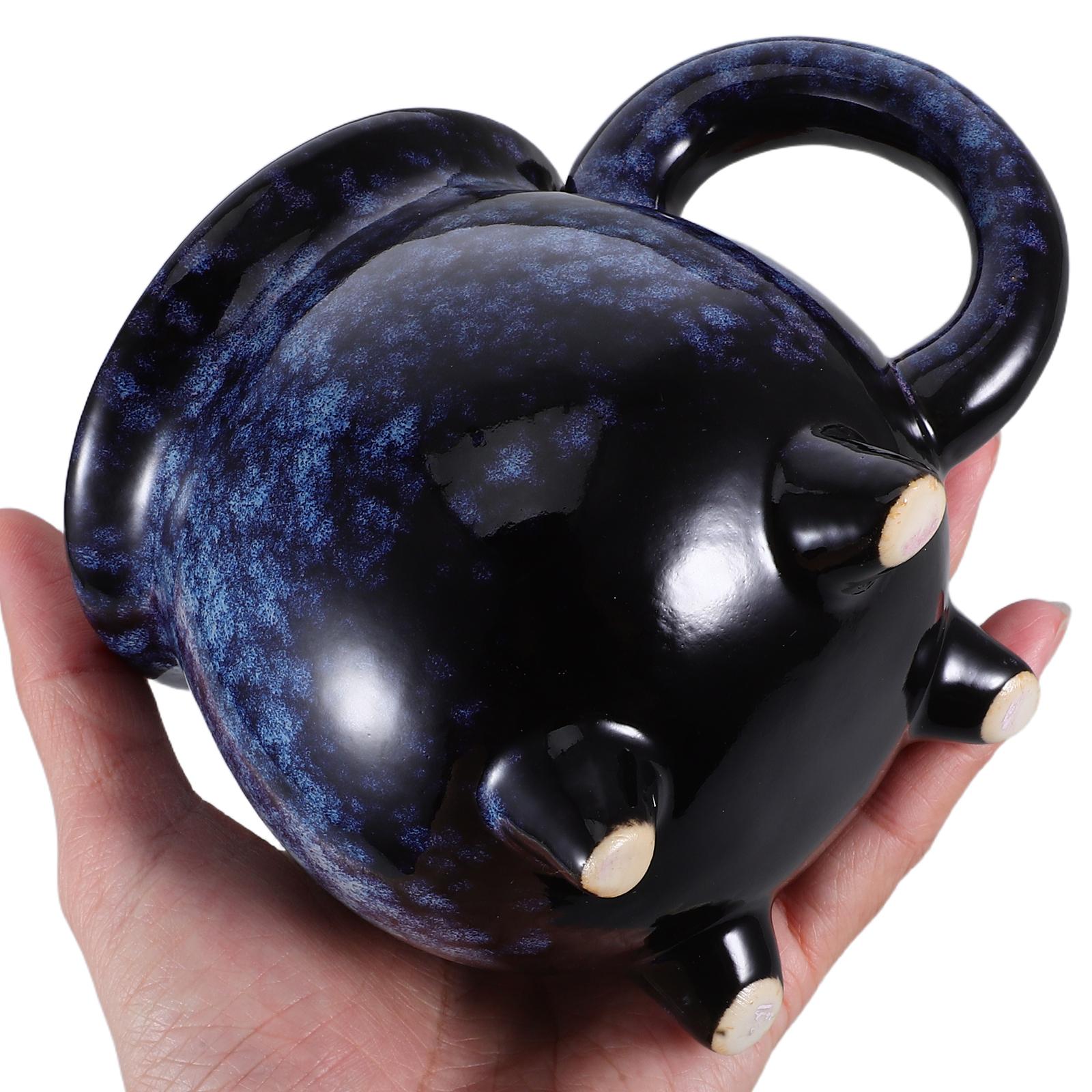 

Halloween Witch Cauldron Mug Mini Soup Bowl 375ml Ceramic Mug Glazing For Coffee Tea Dishwasher Safe Drinking Cup For Halloween other