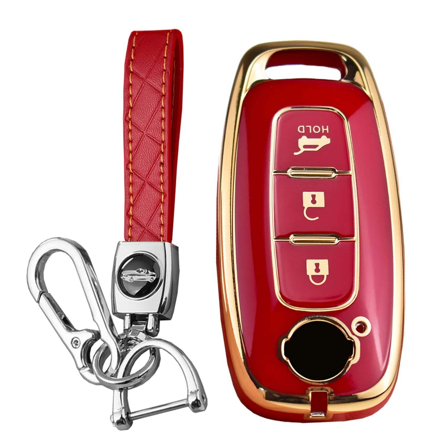 

[KUNIO] Nissan Exclusive Key Holder, Genuine TPU, NISSAN Sakura B6, Aria B9, New X-Trail красный