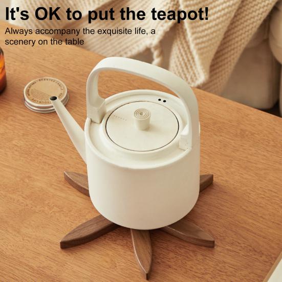 1/3/4/5 ks Ořechové dřevěné podložky se stojanem Žáruvzdorné podložky na hrnce Pánve Design tvaru vánočního stromku Podložky podložky do kuchyně Dekorace stolu Dárek