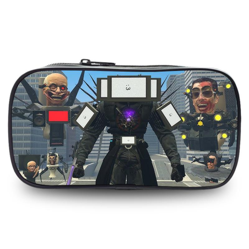 Tv Trendy Titan Character Print Pencil Holder Roomy Polyester Case For Ages All