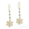 Snowflake Ear Hooks: Exquisite, Versatile Christmas Earrings for a Fresh, Elegant Look