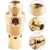 Brass Check Valve G3/8 Air Compressor Male Threaded NPT×1/2In for Air Compressor
