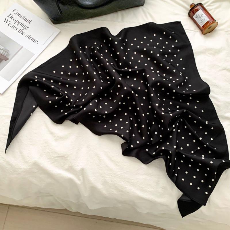 Cashew flower silk scarf new trend bag headscarf headband neck protector scarf scarf small shawl triangle scarf fart curtain