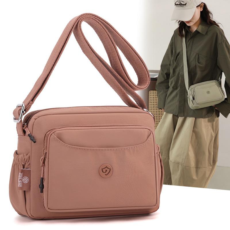 Nylon Cloth Bag Summer New Women's Bag Fashion Multi-layer Women's Casual Mother Bag Shoulder Messenger Bag