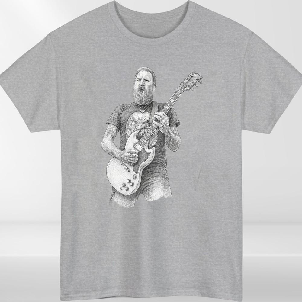 New Brent Hinds Mastodon Band Cotton Black All Size T Shirt Unisex