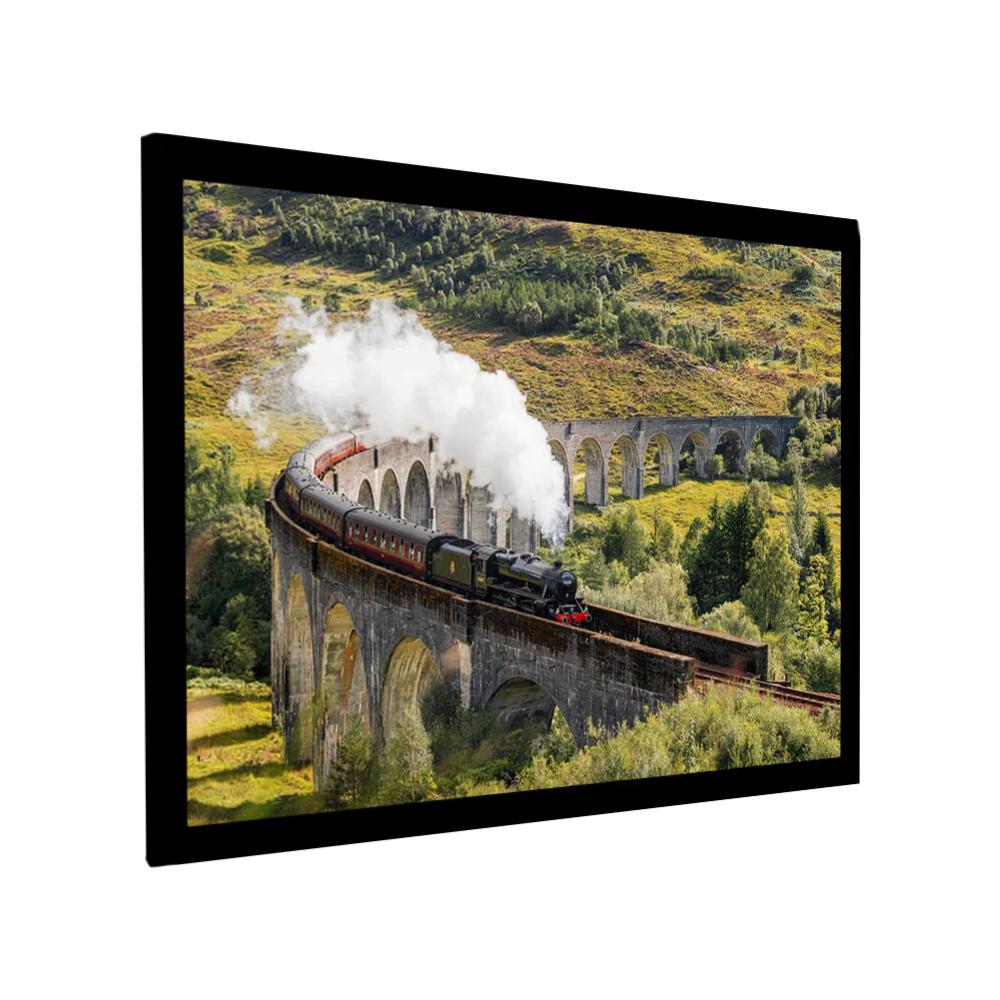 Pyramid International Steam Train On Glenfinnan Viaduct Wooden Plaque