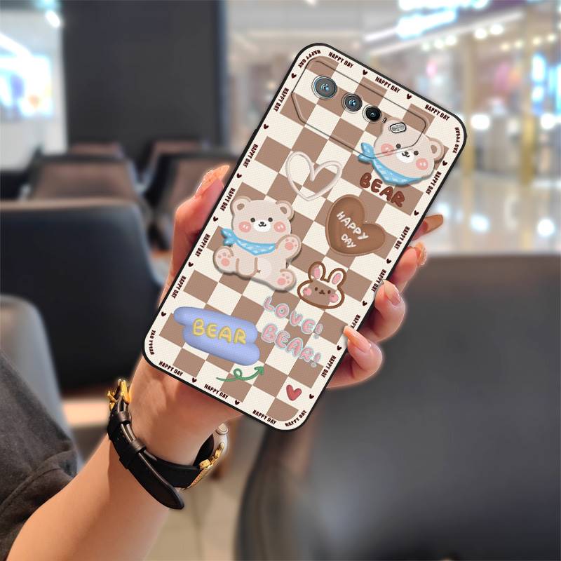 Kryt Full wrap Soft case pro Asus ROG Phone7 Protiprachový Protinárazový Vodotěsný Odolný proti nečistotám Graffiti TPU Roztomilý