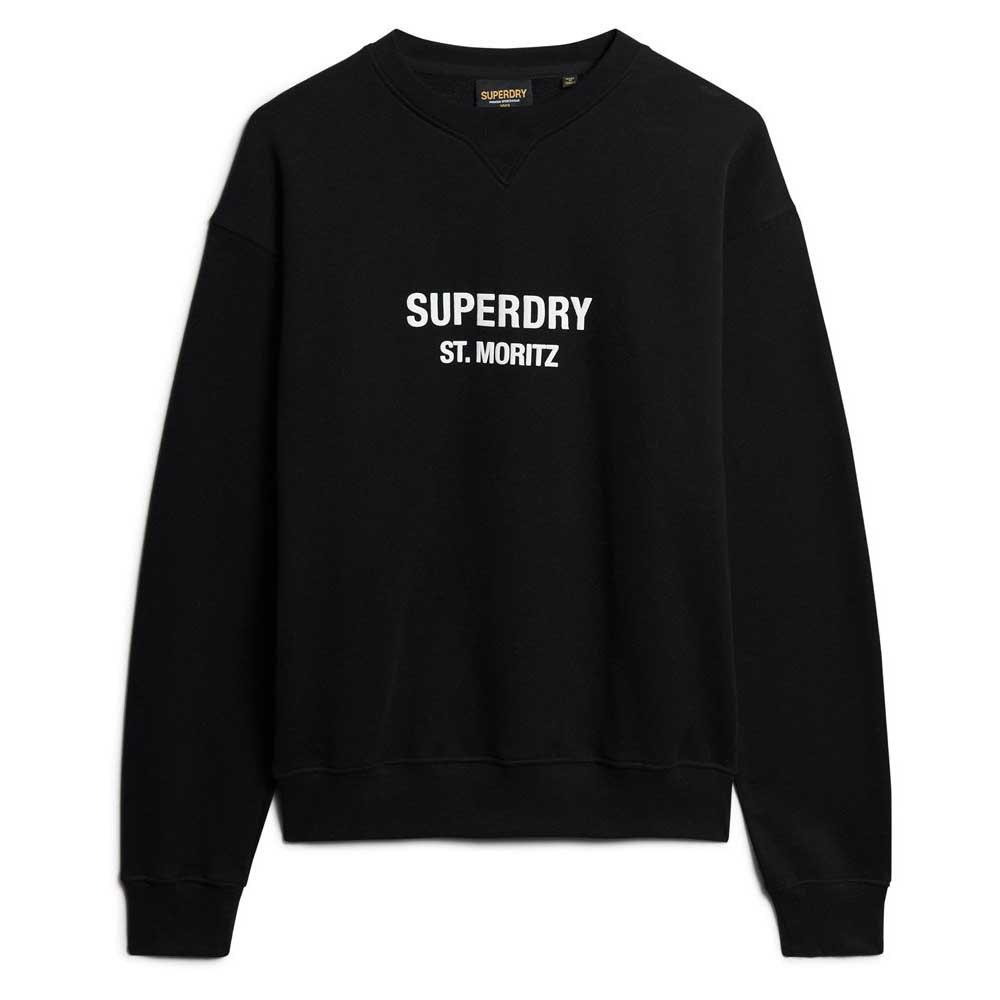 Superdry Damen Schwarz Sweatshirt Sport Luxe - Bild 2