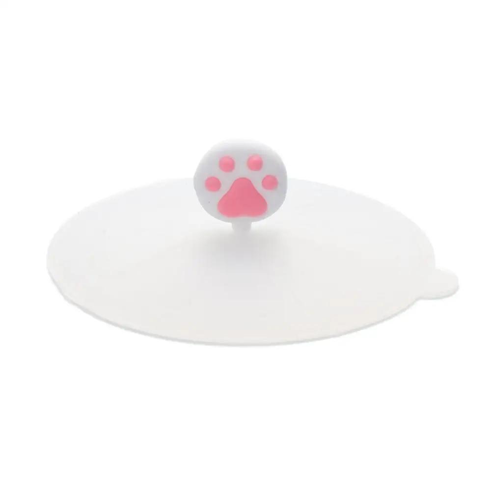 New 10cm Cute Reusable Cap Suction Cup Cover Dustproof Silicone Cup Cover Leakproof