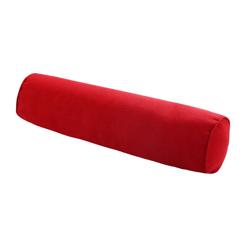 Hot Polyester Fiber Body Pillow Cover (No Filling) Empty Round Bolster Pillowcase Bed Sofa Neck Back Waist Support Cushion Cover