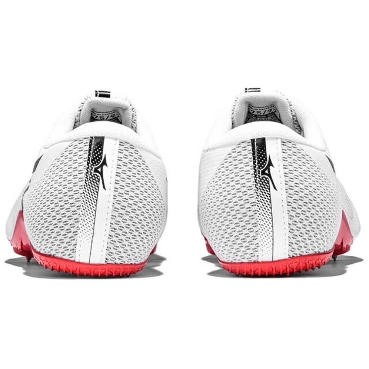 Mizuno Sprint X  Entry Level Running Shoes Non-Slip Durable Low-Top Running Shoes Unisex Sneaker White Red U1GA232407