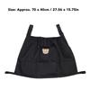 Stroller Cargo Bag Bottle Nappy Storage Bag Multifunctional Hanging Storage Stroller Organizer For Home Black