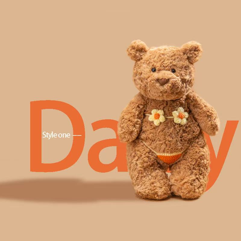 28/36/40cm Simulation New High Quality Sexy Bikini Bear Doll Stuffed Plush Toy Cartoon Anime Cute Pillow Gift for Friends Fun Doll