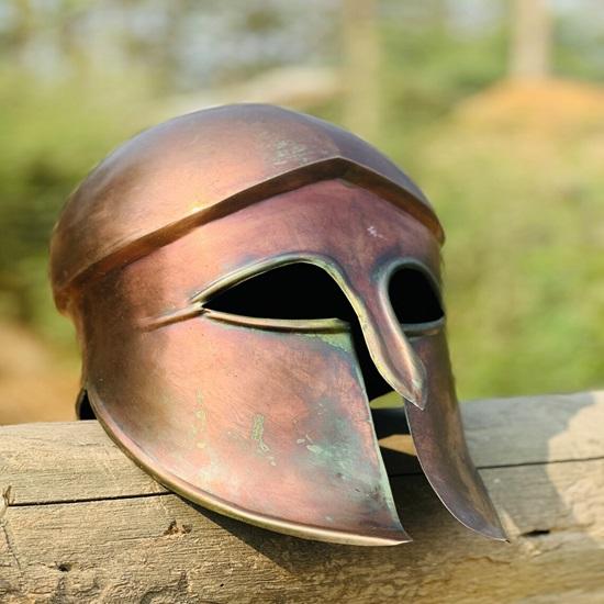 Hoplite Armor Helmet Corinthian Helmet Greek Helmet for Costumes and Display Best Gift