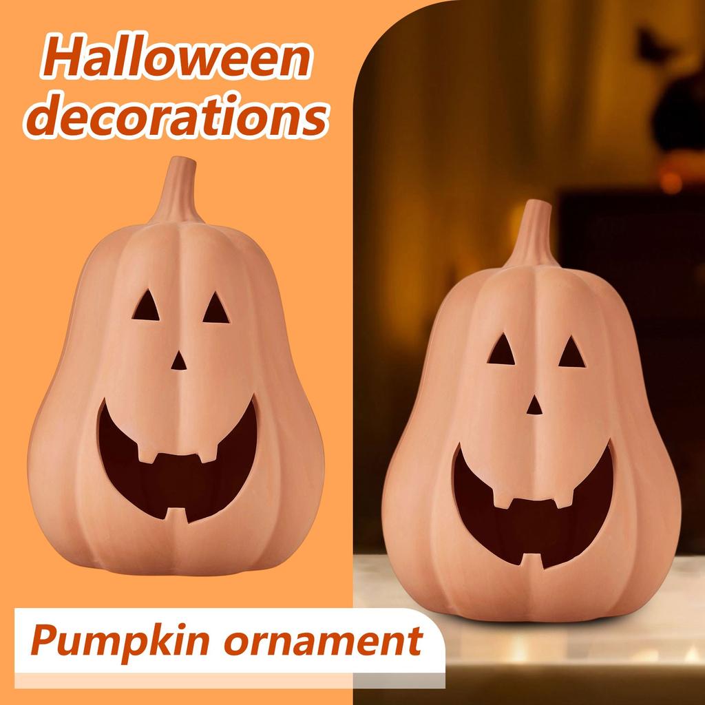 Pumpkin Table Decoration, Halloween Decoration, Desktop Ornaments, Can Be Easily Placed On The Porch, Table Or Mantel, Indoor And Outdoor Decoration