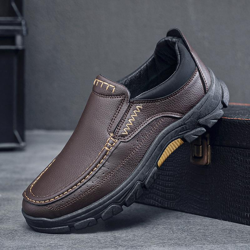 New large size Men's casual shoes Fashion Thick-soled sports shoes Men's sneakers Outdoor Running Punk shoes Men's loafers