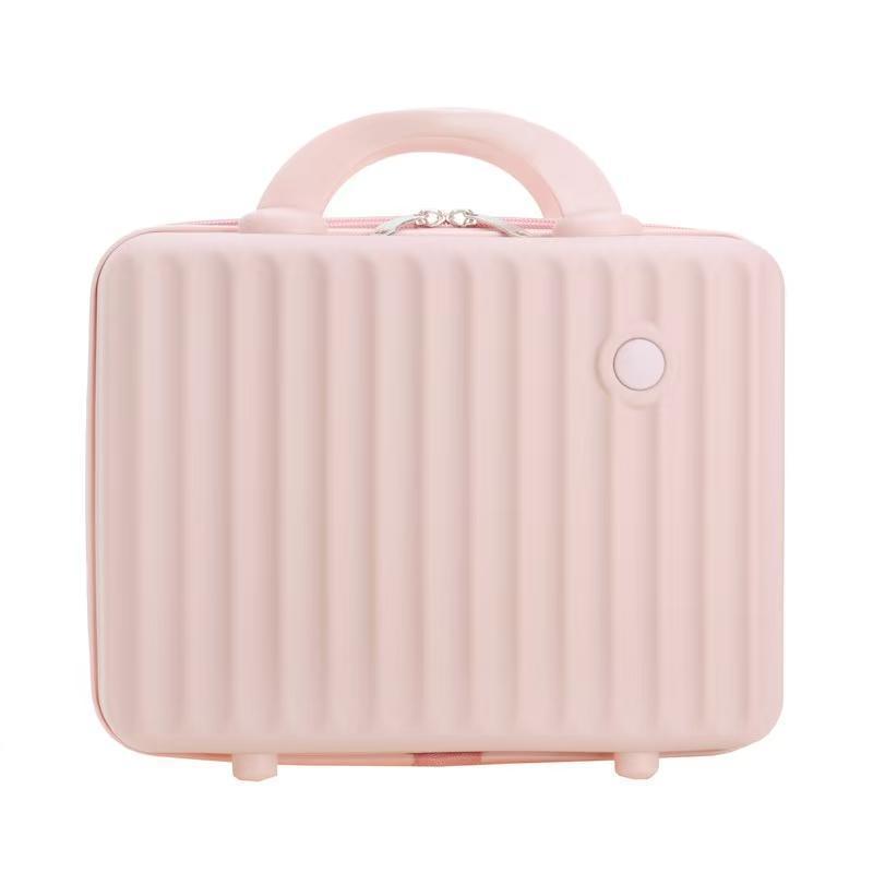 14 Inch Handheld Luggage Cosmetic Case Lightweight Zipper Companion Mini Small Storage Cosmetic Case