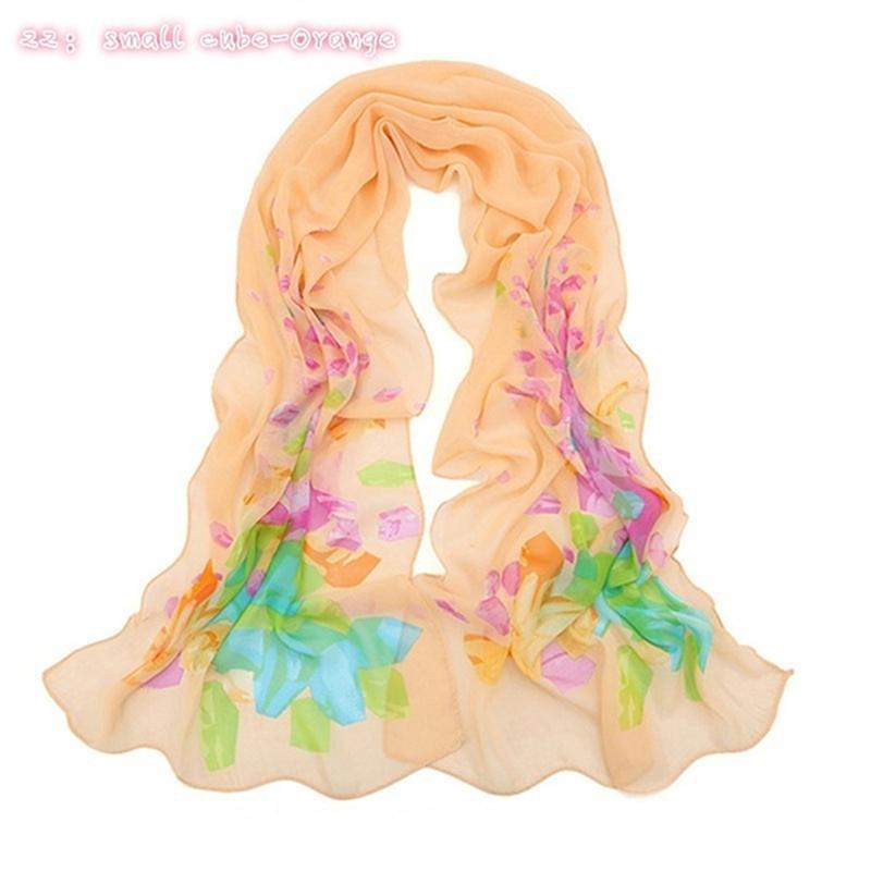 Summer Chiffon Scarf Butterflies Scarves Women's Scarf Long Shawl Spring Chiffon Infinity Scarf Foulard Hijab Scarf 150*40cm NEW