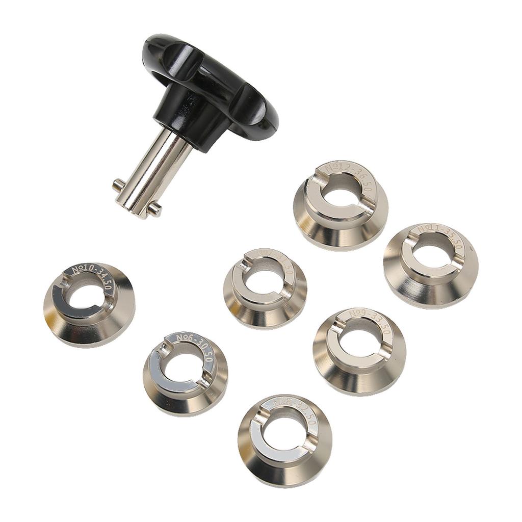 5539 Watch Back Case Opener Different Grooved Chucks Battery Replacement Watch Repair Tool Kit for