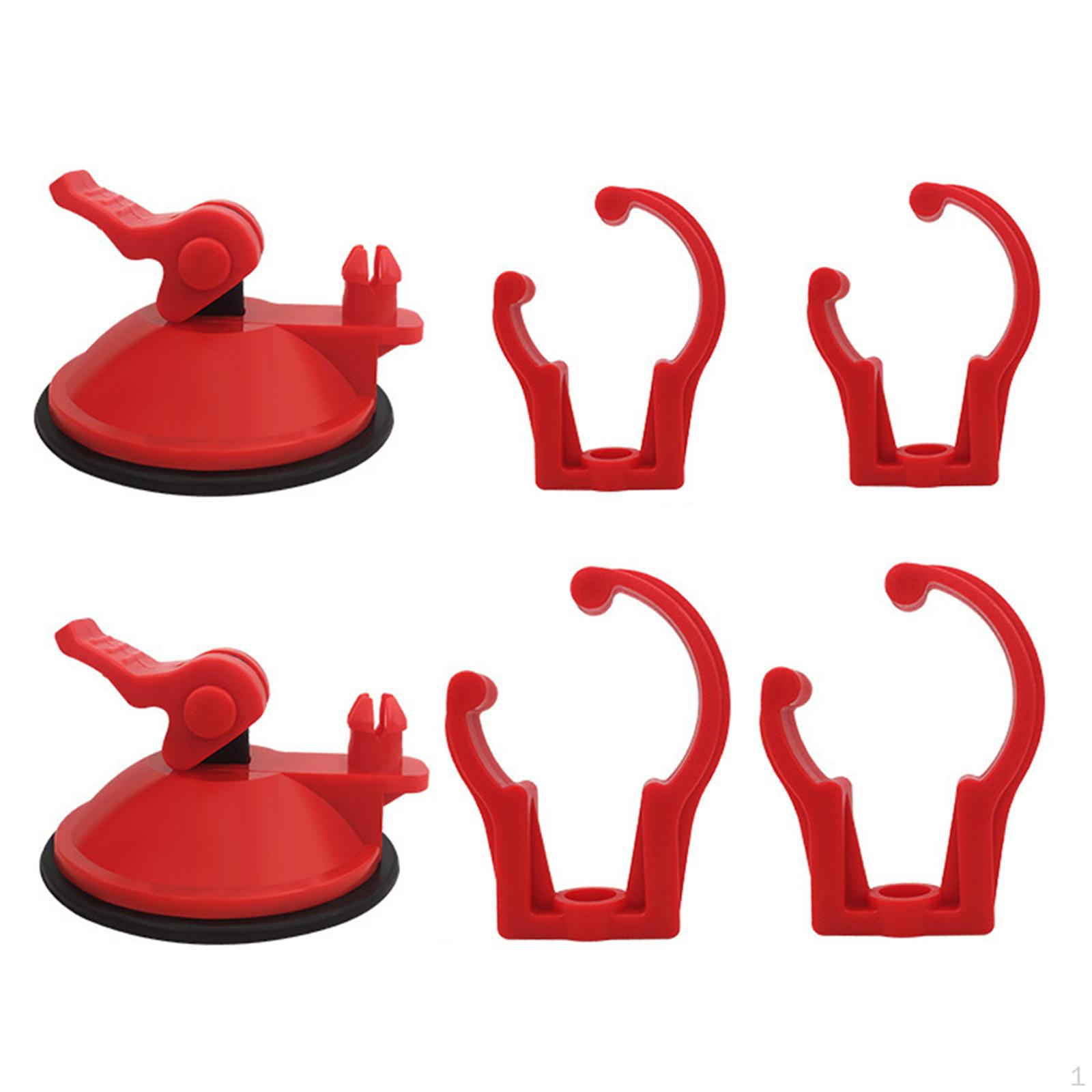 

Аксессуары для аквариума, сменная присоска для аквариума, зажимы, красный