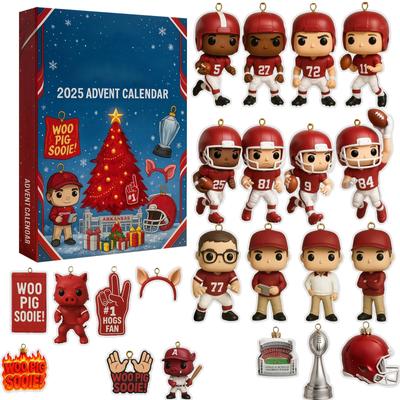 Advent Calendar, Advent Calendar, Boys Advent Sports Calendar, 24 Day Acrylic Countdown Calendar, Advent Calendar