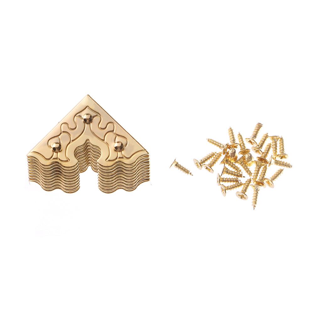 Jewelry Box Decorative Metal Crafts Corner Foot for Furniture Corner Brackets Corner Protector