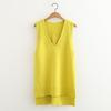 2019 Spring V Neck Women Sweater Vest Sleeveless Knit Female Cotton Soft Elastic Solid Pullovers
