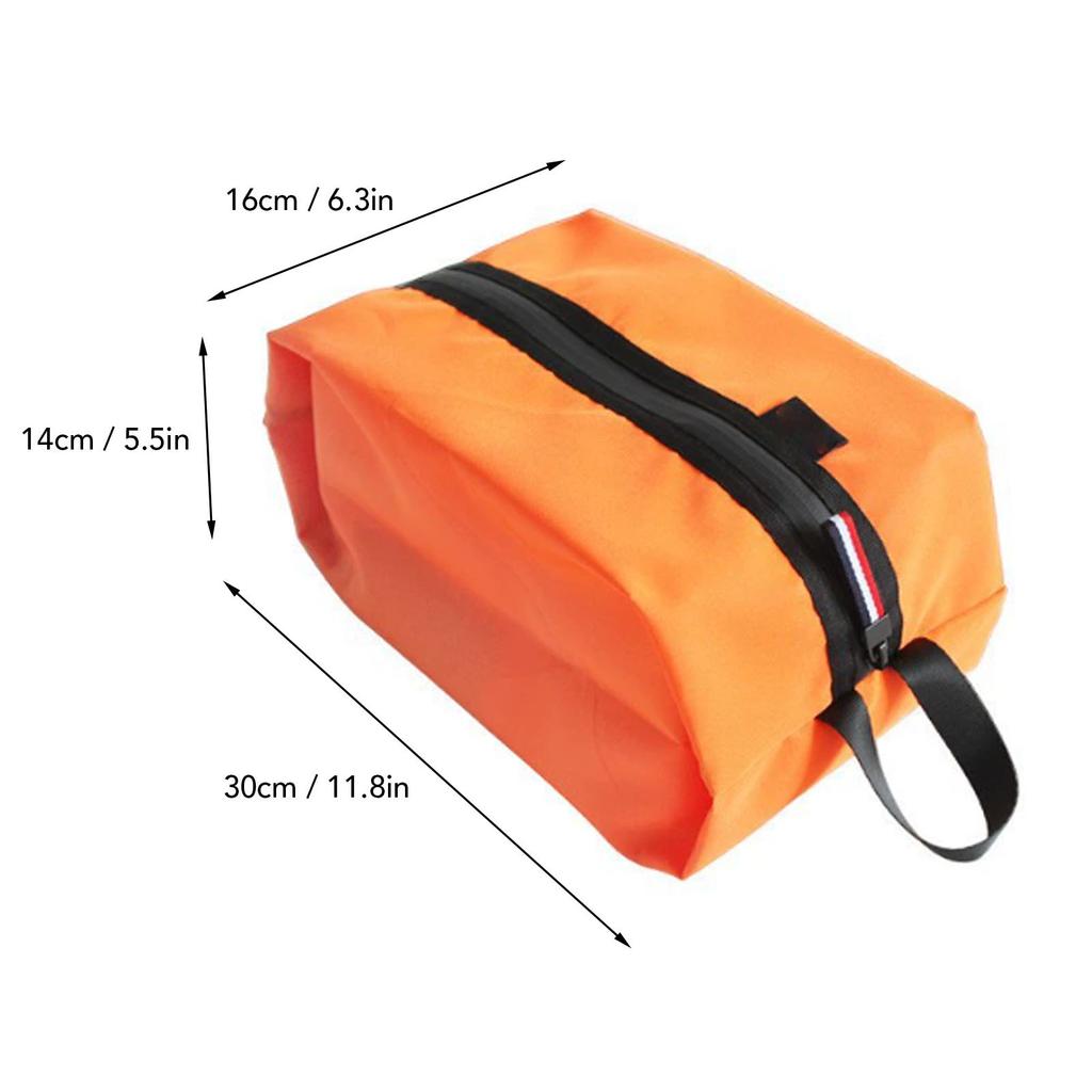 Shoe Bag for Travel Oxford Cloth Water Proof Shoe Pouch Packing Storage Bag with Zipper and Handle for Gym