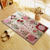2025 New Coffee&Carnations Carpet Rug for Living Room Bedroom Home Sofa Decoration,Kids Play Non-slip Floor Mat11