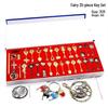 Fairy Tail Keychain Set: 35 Celestial Spirit Keys & Zodiac 12 Houses with Keyring