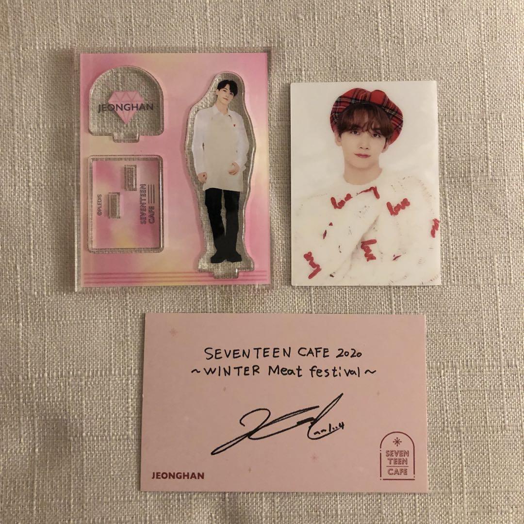 

[USED] SEVENTEEN Seventeen Cafe Jeonghan Acrylic Stand Trading Card