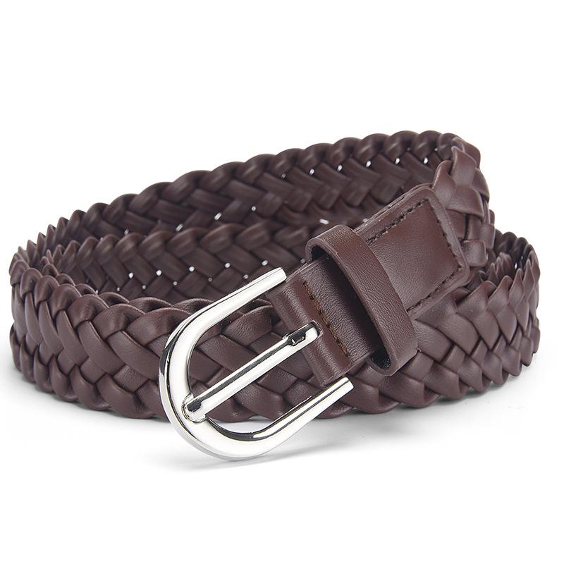 Fashionable Retro Versatile Braided Women’s Thin Belt Korean-Style High-End Elegant Everyday Casual Dress Belt (No Holes)