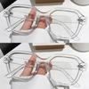 1/2pcs Retro Oversized Anti Blue Light Computer Glasses Frame Women Men Trendy Fashionable Eyeglasses Classic Spectacles Ouclos