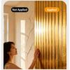 Self-Adhesive Faux Grunge Stripe Wall Sticker Metallic Foil Finish Wallpaper Living Room Background Decoration Waterproof DIY Home Renovation