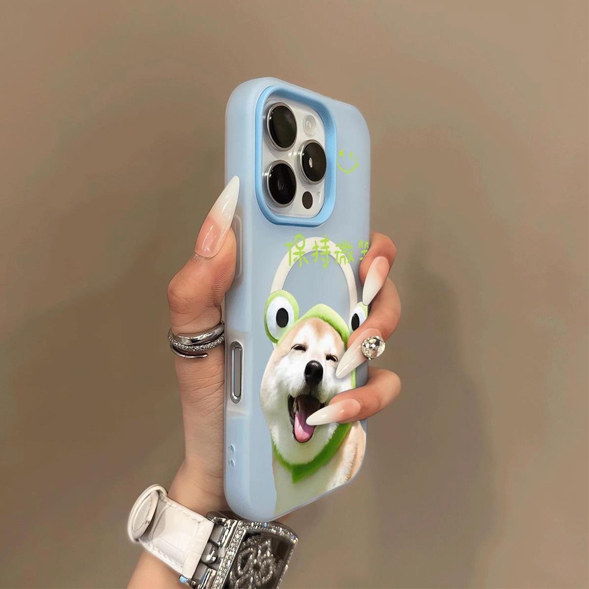 

Magnetic Jelly 2-in-1 Phone Case for Apple Silicone for Iphone17promax for Apple Phone Protective Case For iphone 17PROMAX