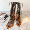 68×68cm Floral Print Scarf Floral Print Paisley Print Scarf Elegant Soft Neck Scarves  for Women