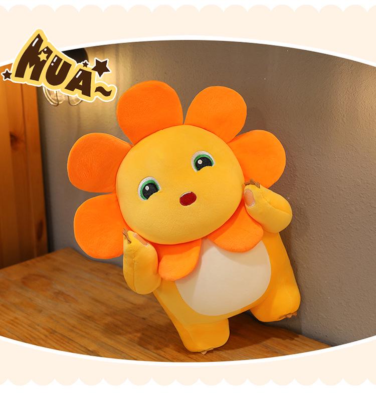 Sunflower Little Milk Dragon Plush Toy - Festival & Birthday Gift Doll Cushion