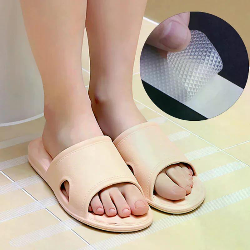 24pcs Anti-Slip Strips Shower Floor Stickers Bath Safety Strips Bathtubs Stairs
