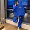 Harajuku Pánská Trendy Sportovní Ležérní Sada: Kreativní design volná mikina a kalhoty