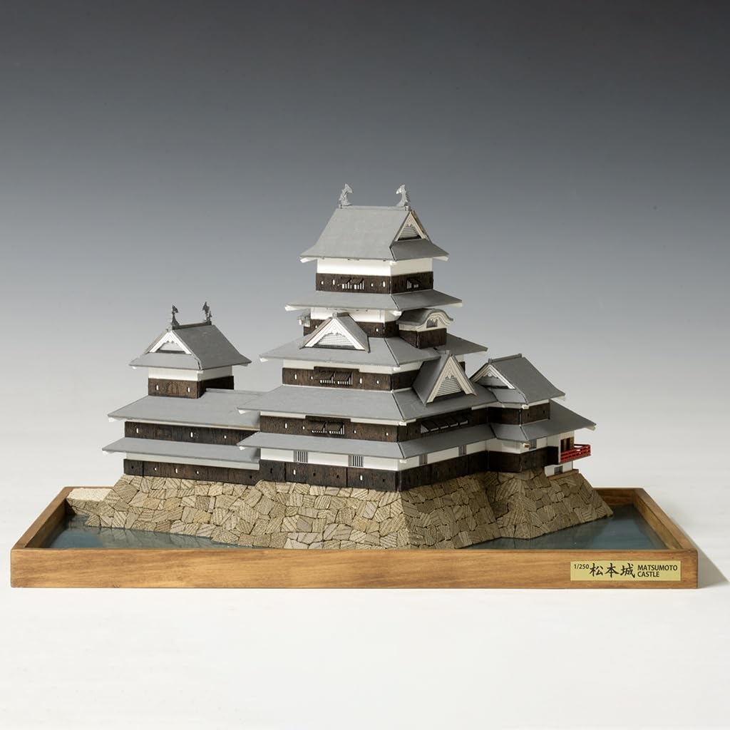 Woody JOE Matsumoto Castle Wooden Model Assembly Kit 1/250