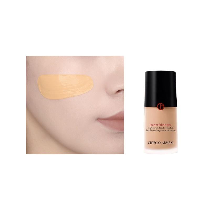 Armani Liquid foundation/powder cream Power PRO Flawless Lasting Foundation Velvet Matte Lightweight Natural Non-Removing Makeup #4.1 Neutral white
