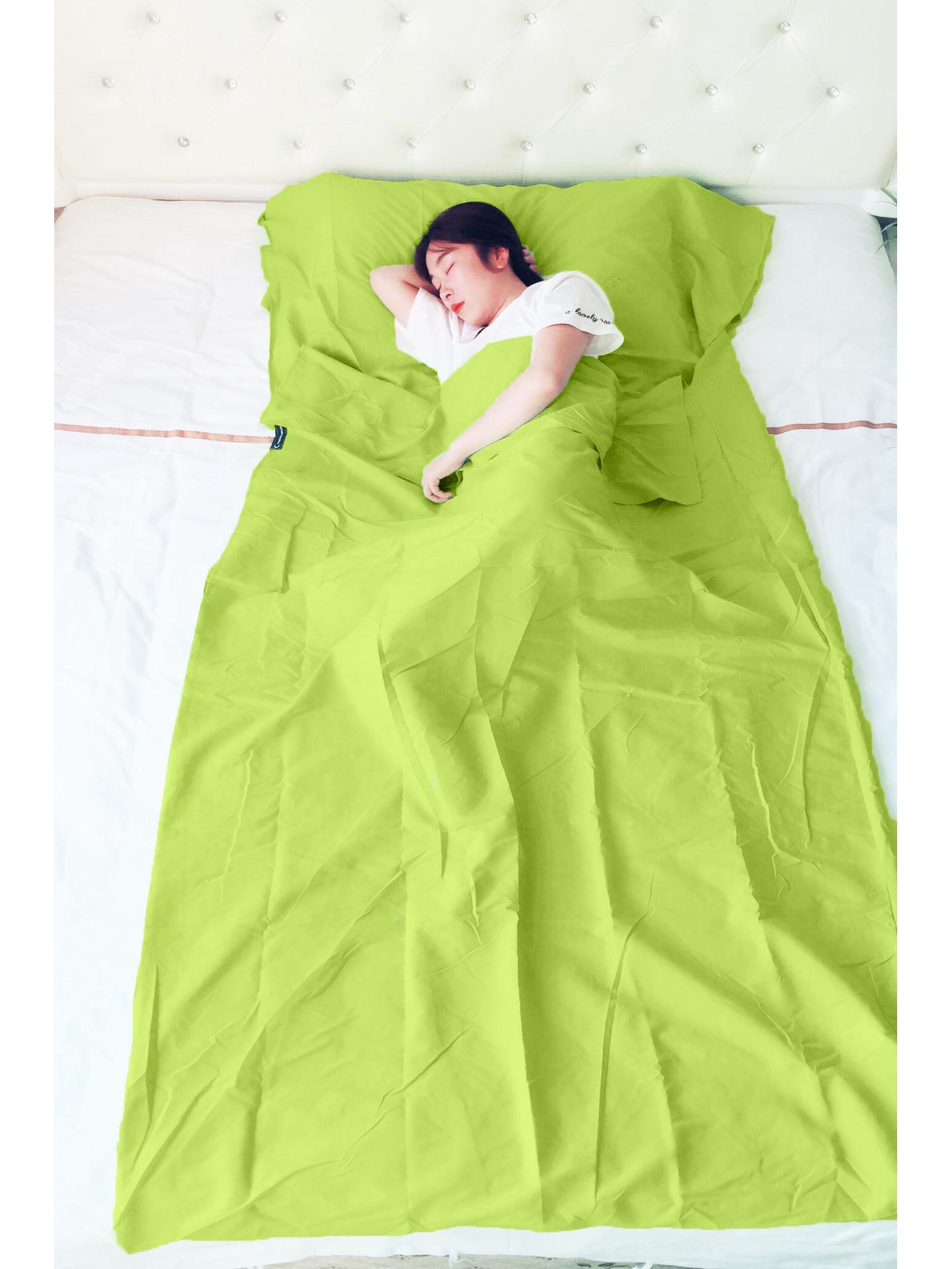 

Ультралегкий портативный дорожный спальный мешок: Взрослый Защита от грязи Использование в отеле и мотеле 180x210cm