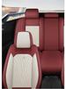 Breathable Perforated Leather Car Seat Cushion - Universal Full Coverage for All Seasons